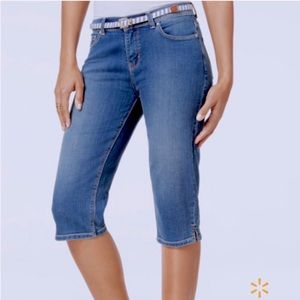 LEE Platinum Label Capri Stretch Jeans | M